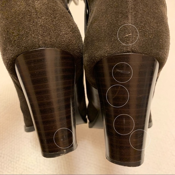 𝅺nine & Co JJHayzel Brown Suede Heeled Boots - Picture 8 of 8
